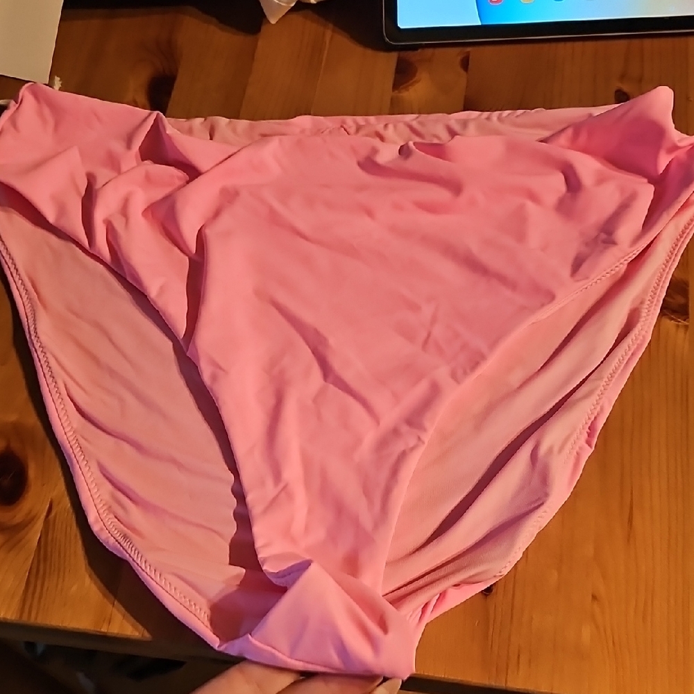 Good American Pink Bikini Bottom